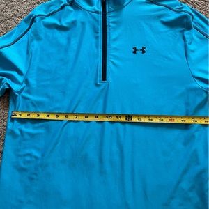 Beautiful teal under armor quarter zip